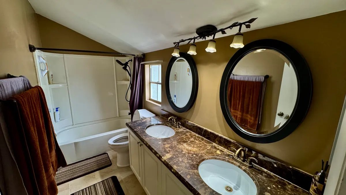 Master bathroom at 5885 Rambler Rose Way, West Palm Beach