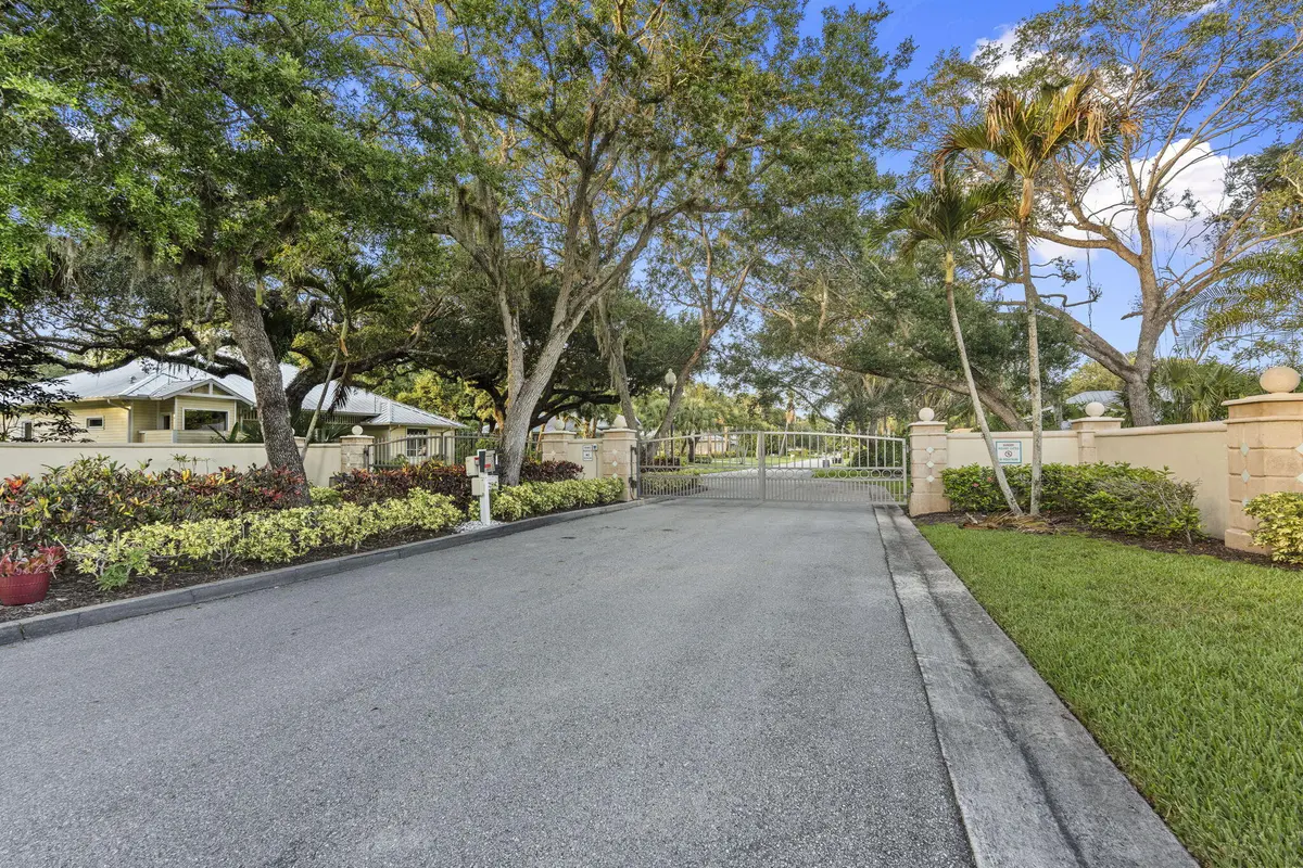 community gate at 3663 SE Forecastle Court, Stuart
