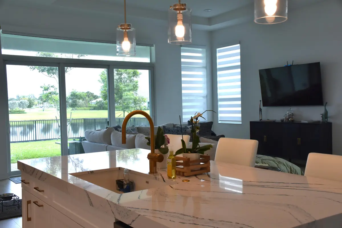 VIEW FROM KITCHEN/FAMILY ROOM at 15670 Merritt Drive, Westlake