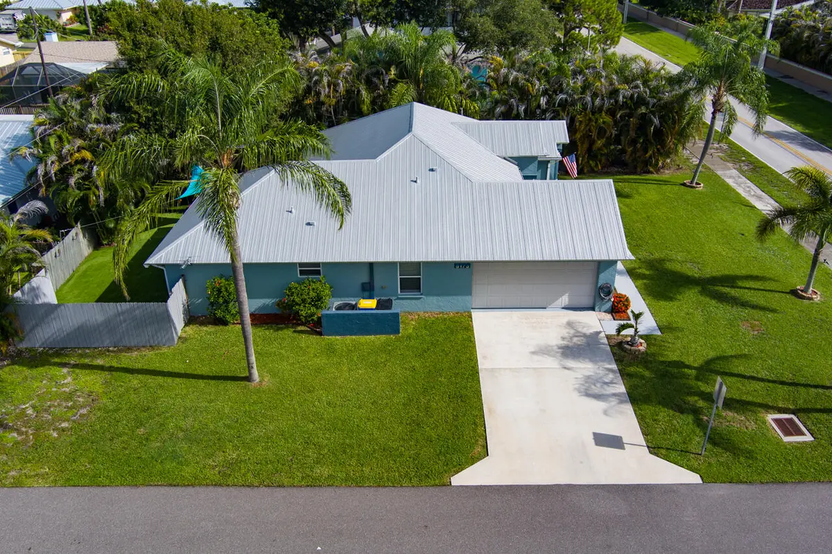 AERIAL OF SIDE at 8173 SE Carlton Street, Hobe Sound