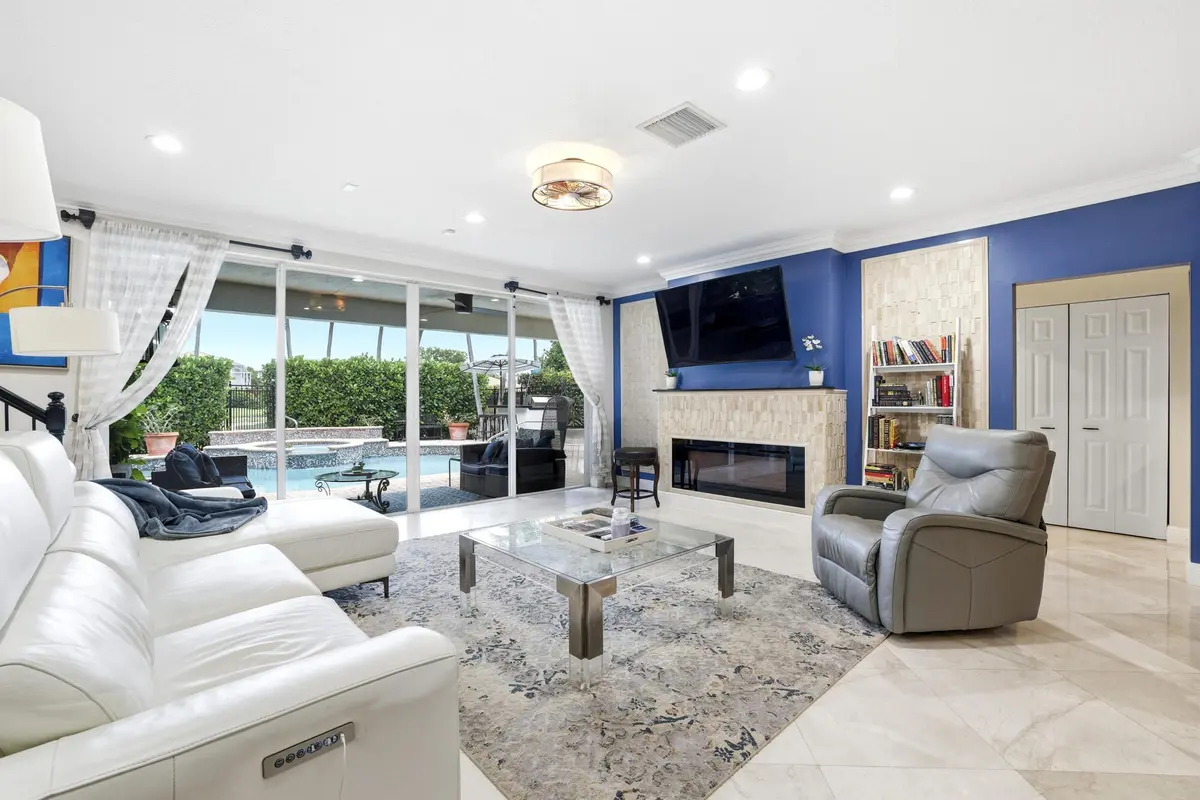 Living Room at 9867 Woolworth Court, Wellington