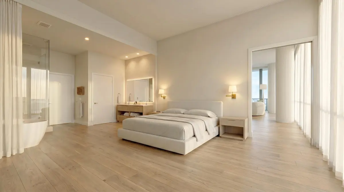 Bedroom at 480 NE 31st Street Ph5104, Miami