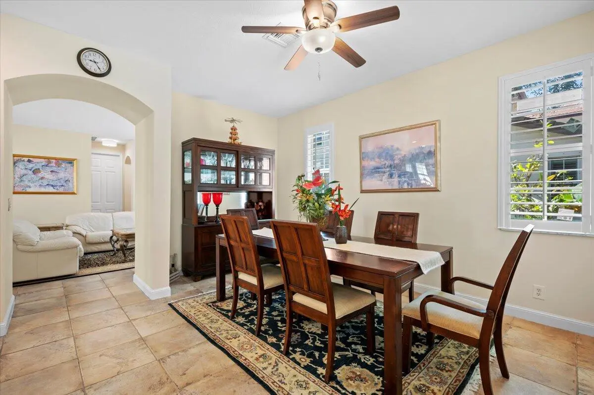Separate Dining Area at 513 Tomahawk Court, Palm Beach Gardens