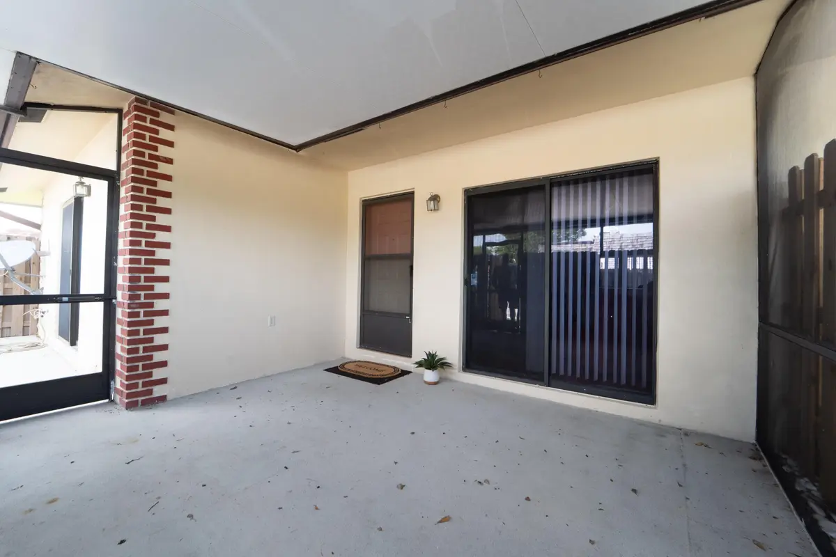 Front Patio at 4413 Woodstock Drive A, West Palm Beach