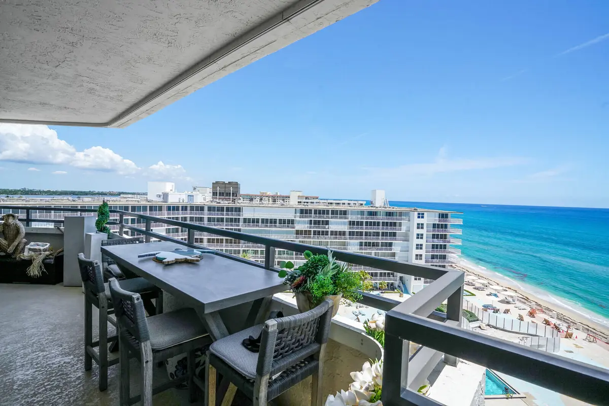 Balcony at 3560 S Ocean Boulevard PH-4, South Palm Beach