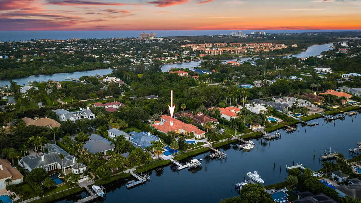 Aerial at 466 Mariner Drive, Jupiter