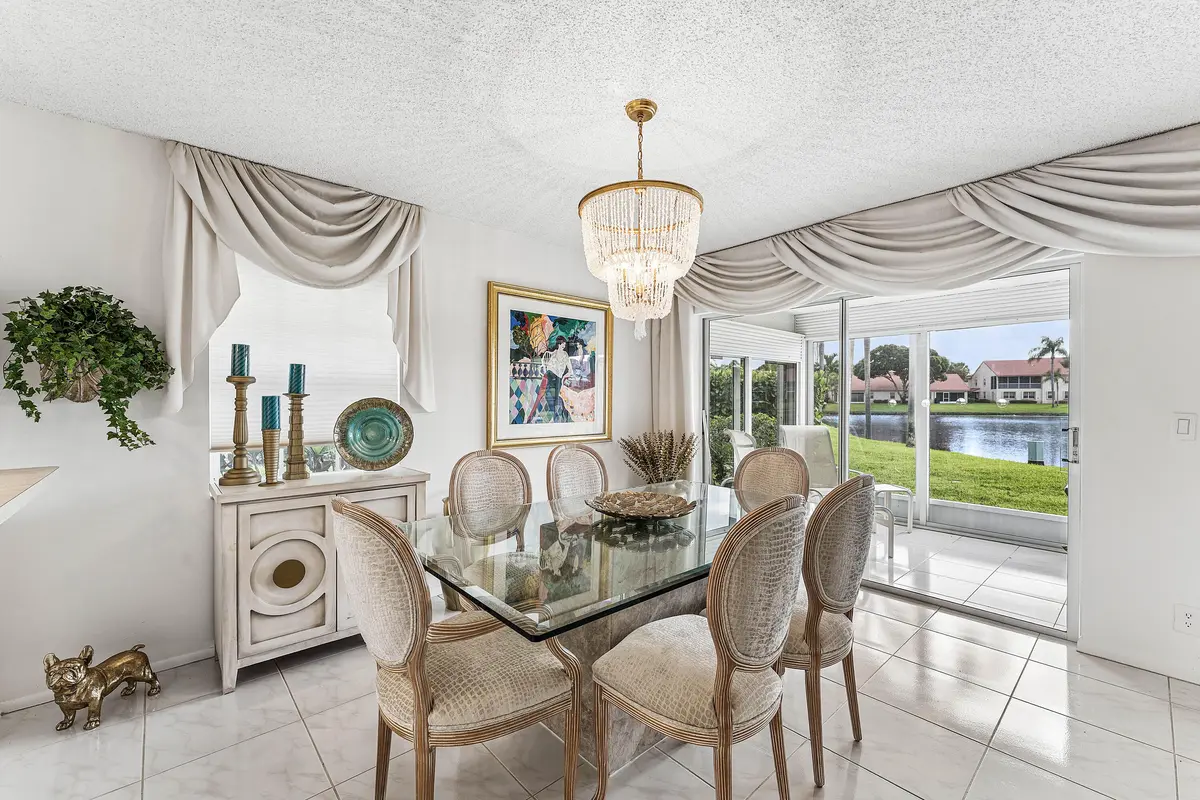 Dining Room at 14388 Emerald Lake Drive 2, Delray Beach