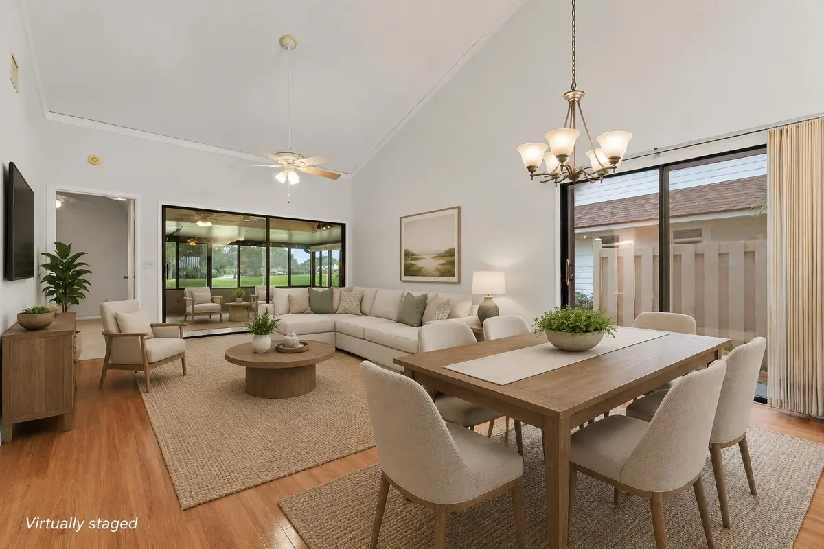 Living and Dining at 12921 SE Crooked Stick Lane, Hobe Sound