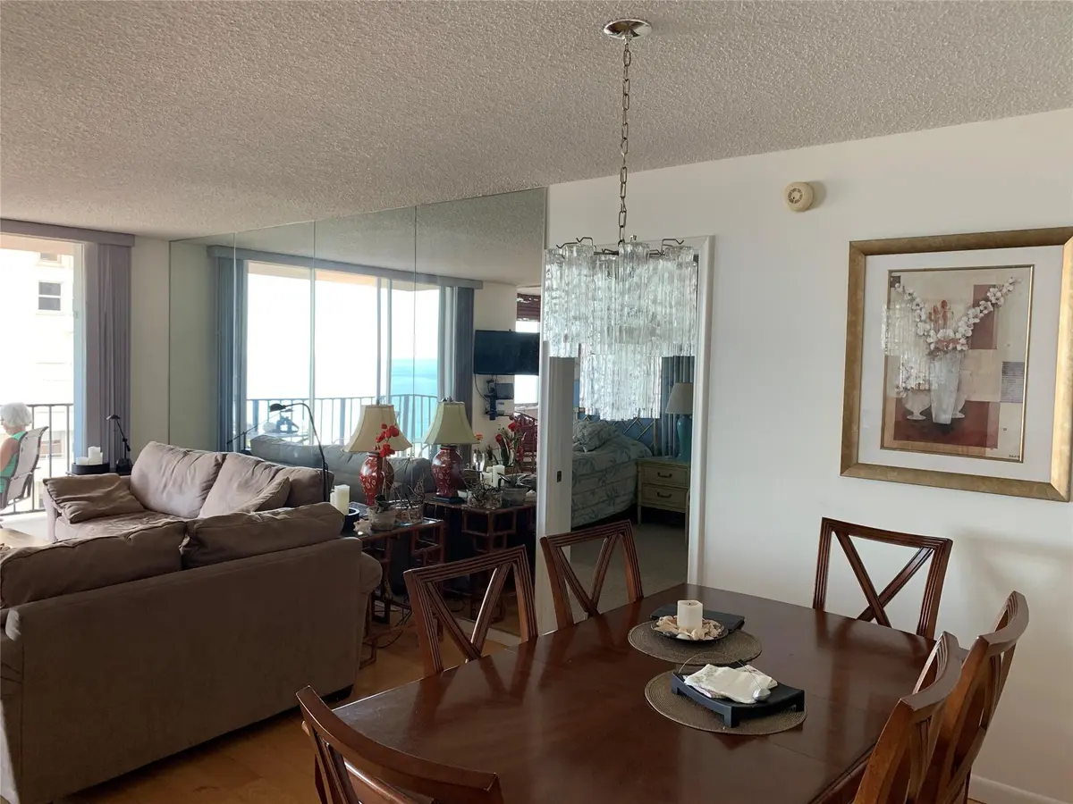 Living/dining room at 101 BRINY Avenue 1104, Pompano Beach