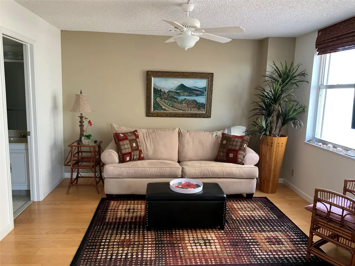 Guest bedroom with sleeper sofa at 101 BRINY Avenue 1104, Pompano Beach
