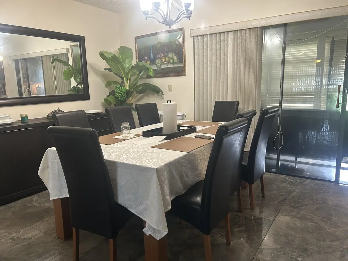 Separate dining room at 4882 Equestrian Circle A, Boynton Beach