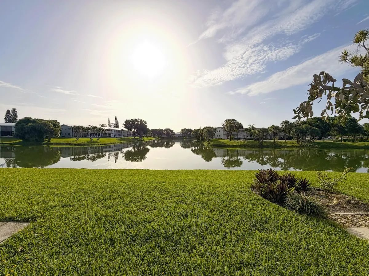 view out backdoor at 29 BERKSHIRE B, West Palm Beach