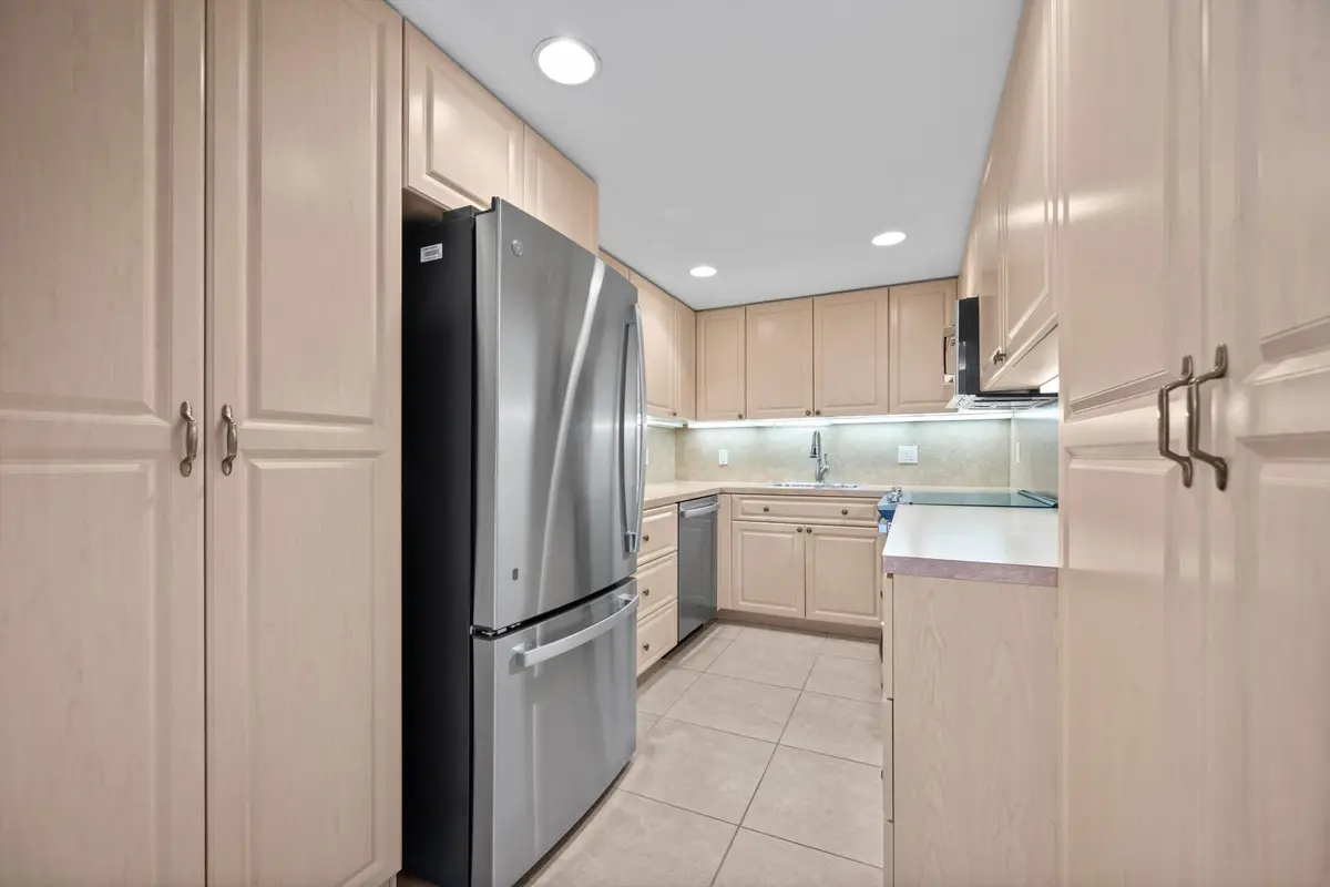 Kitchen at 2773 S Ocean Boulevard 416, Palm Beach