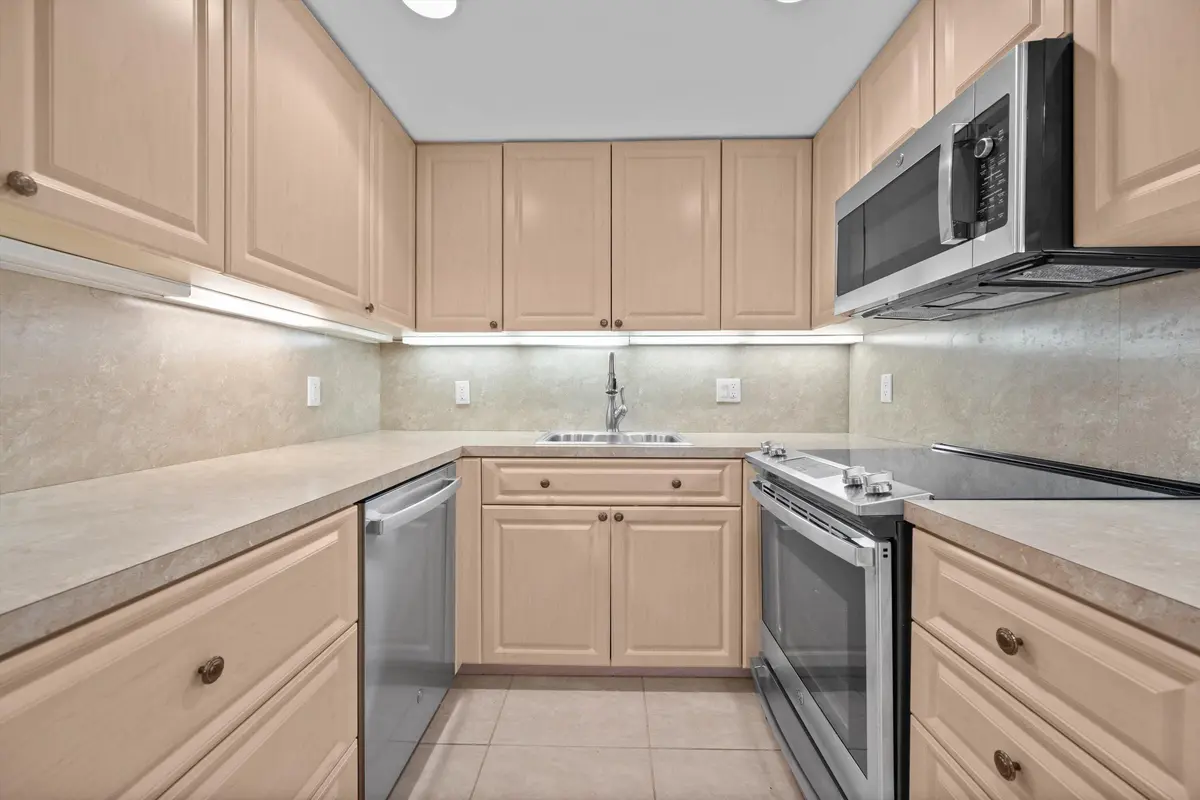 Kitchen at 2773 S Ocean Boulevard 416, Palm Beach