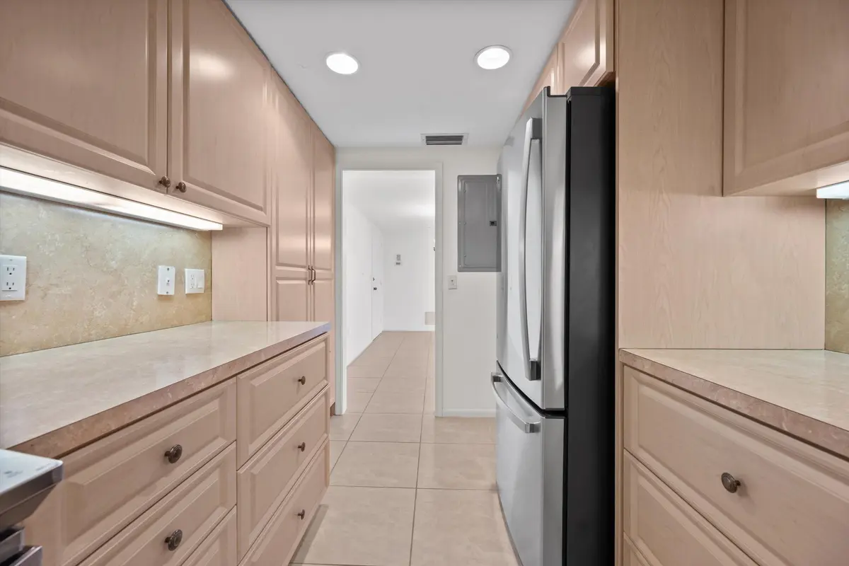 Kitchen at 2773 S Ocean Boulevard 416, Palm Beach