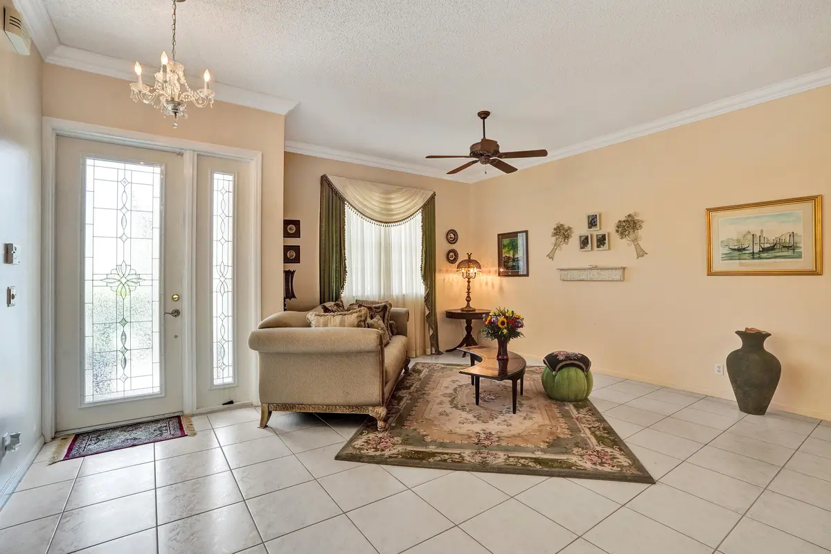 Living Room at 7651 Normande Court, Margate