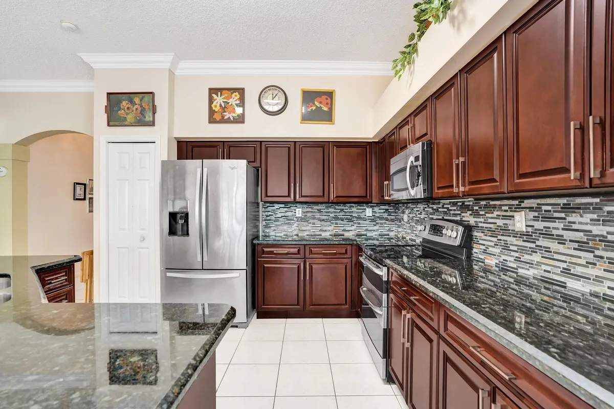 Kitchen at 7651 Normande Court, Margate