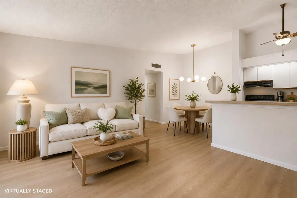 LivingDining Room - Virtually Re-Imagine at 1109 Duncan Circle 203, Palm Beach Gardens