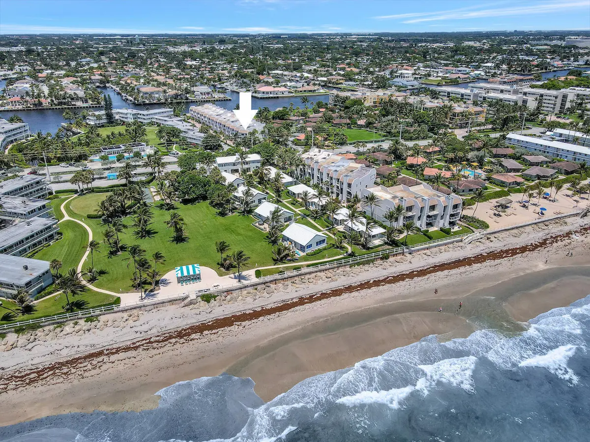 Aerial at 1222 Hillsboro Mile 11, Hillsboro Beach