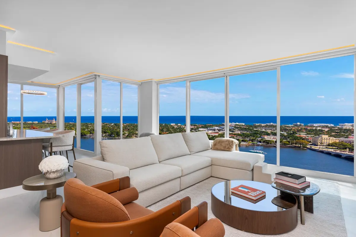 Living Area 1 at 525 S Flagler Drive 23A, West Palm Beach