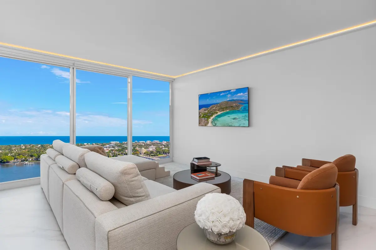 Living Area 2 at 525 S Flagler Drive 23A, West Palm Beach
