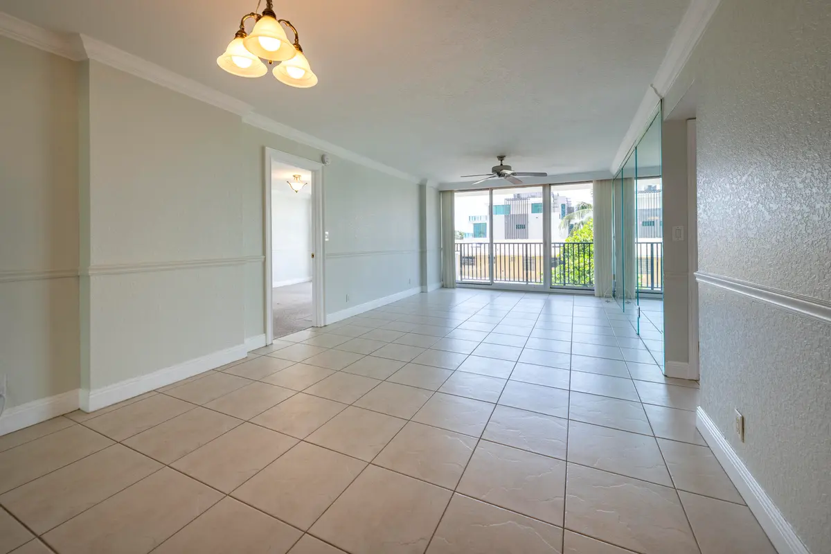 Living - Dining from Entrance at 525 N Ocean Boulevard 423, Pompano Beach
