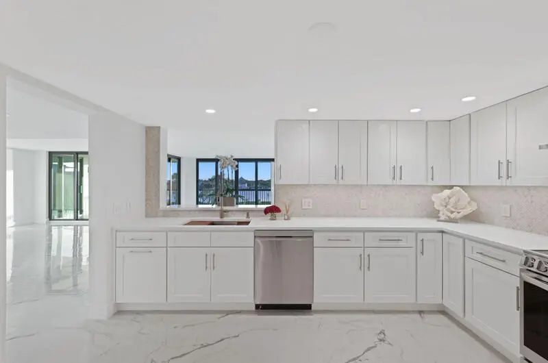 Kitchen at 19670 Beach Road D314, Jupiter