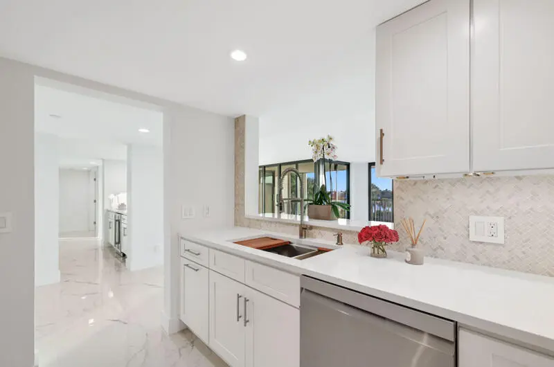 Kitchen at 19670 Beach Road D314, Jupiter