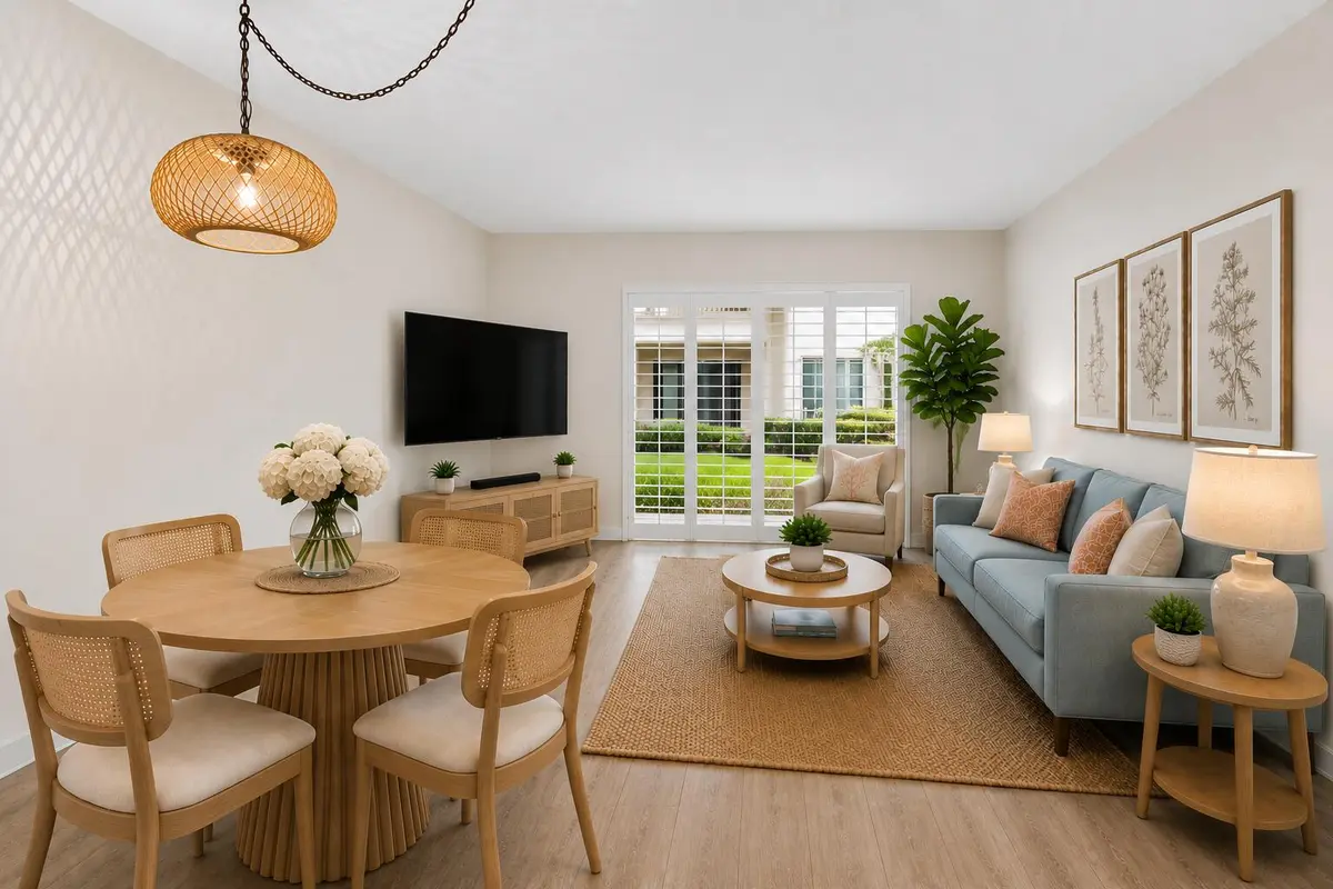 Living Room at 2270 NE 68TH Street 1908, Fort Lauderdale