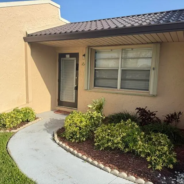 front door at 166 Lake Meryl Drive, West Palm Beach