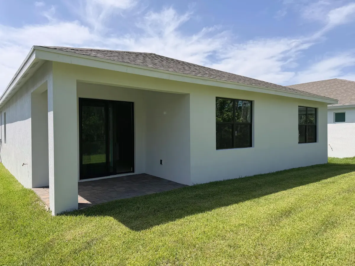 Lot 8 covered patio at 6570 SE Park Trace Drive, Stuart