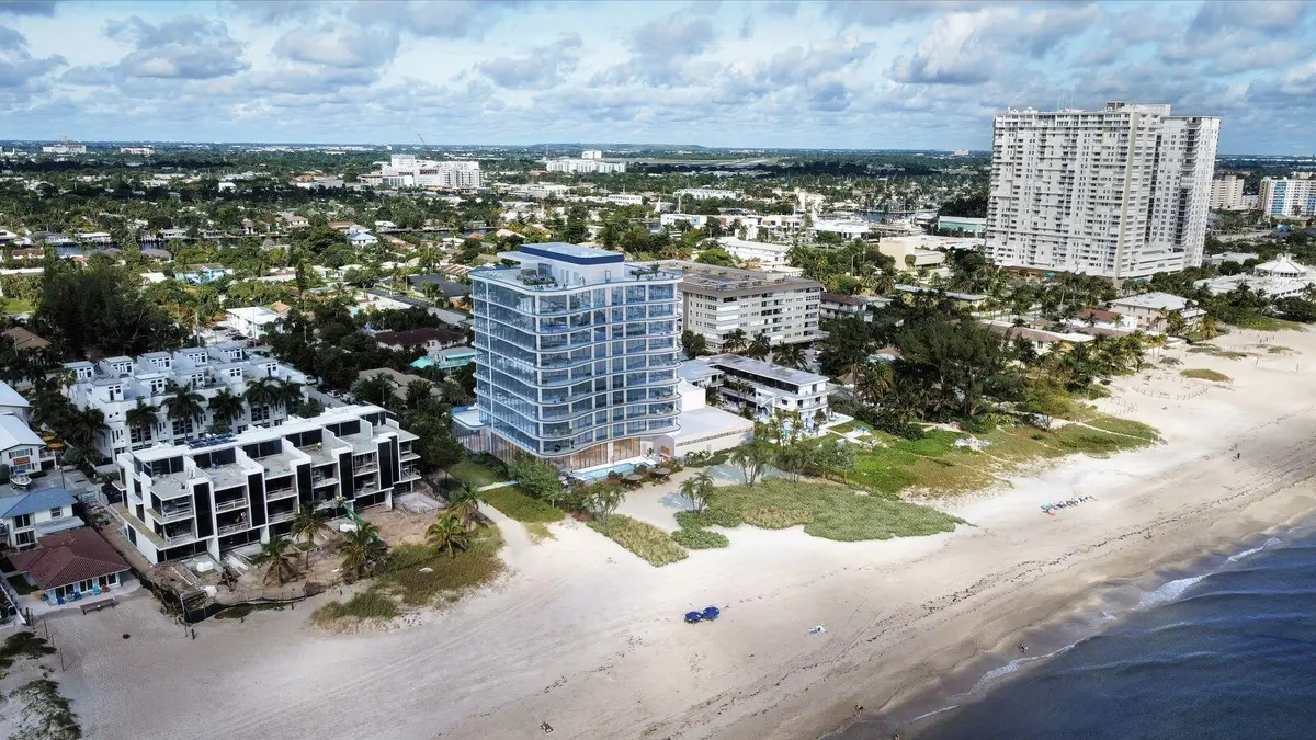 Aerial View at 580 Briny Avenue 401, Pompano Beach