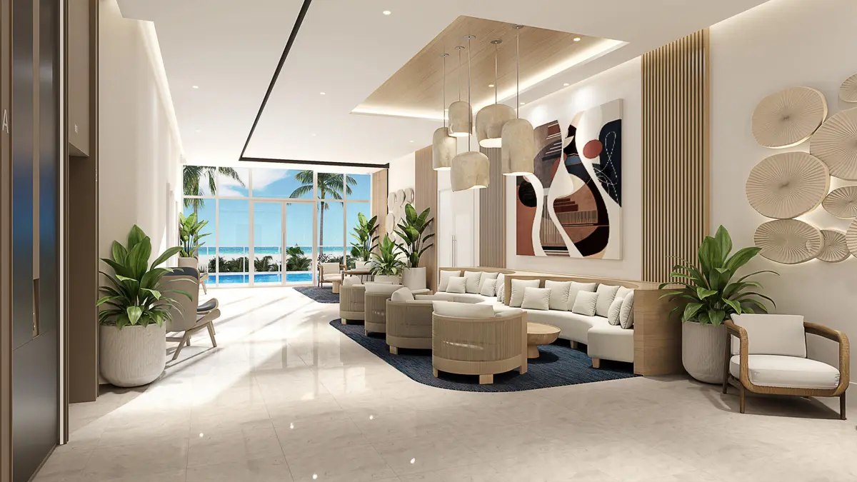 Lobby at 580 Briny Avenue 401, Pompano Beach