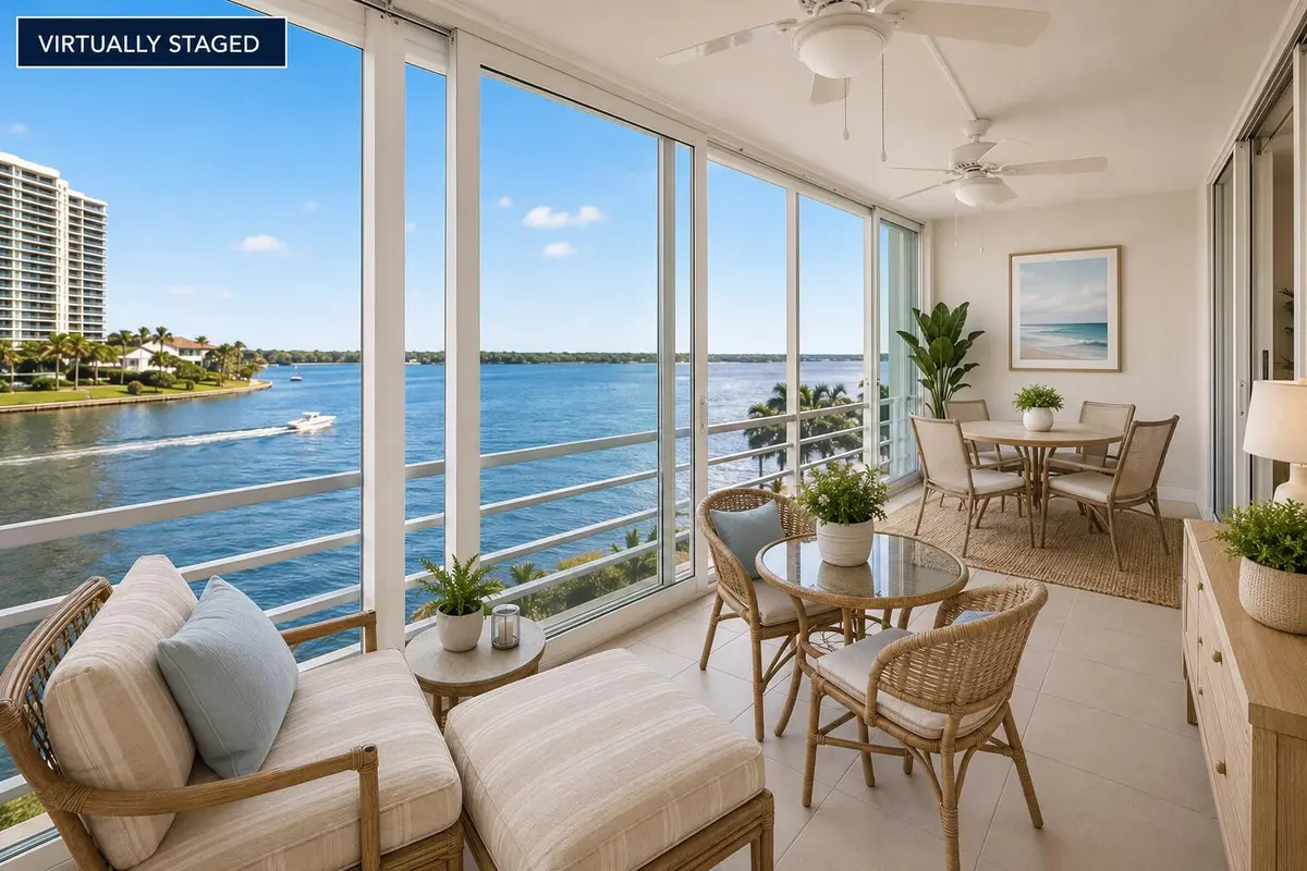 Enclosed Balcony - Virtually Re-Imagined at 36 Yacht Club Drive 307, North Palm Beach