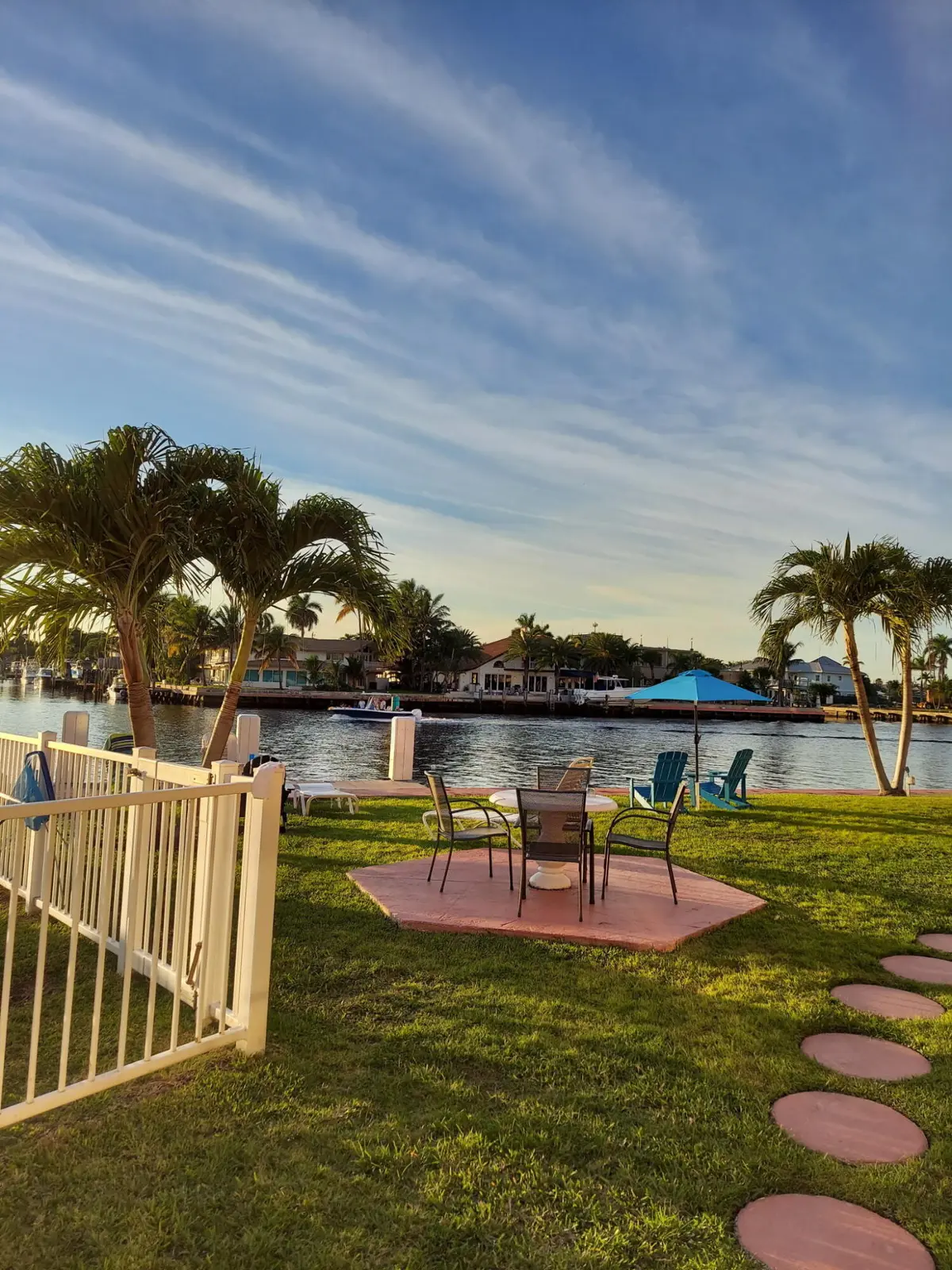 Garden Area New Pool at 605 N Riverside Drive 12A, Pompano Beach