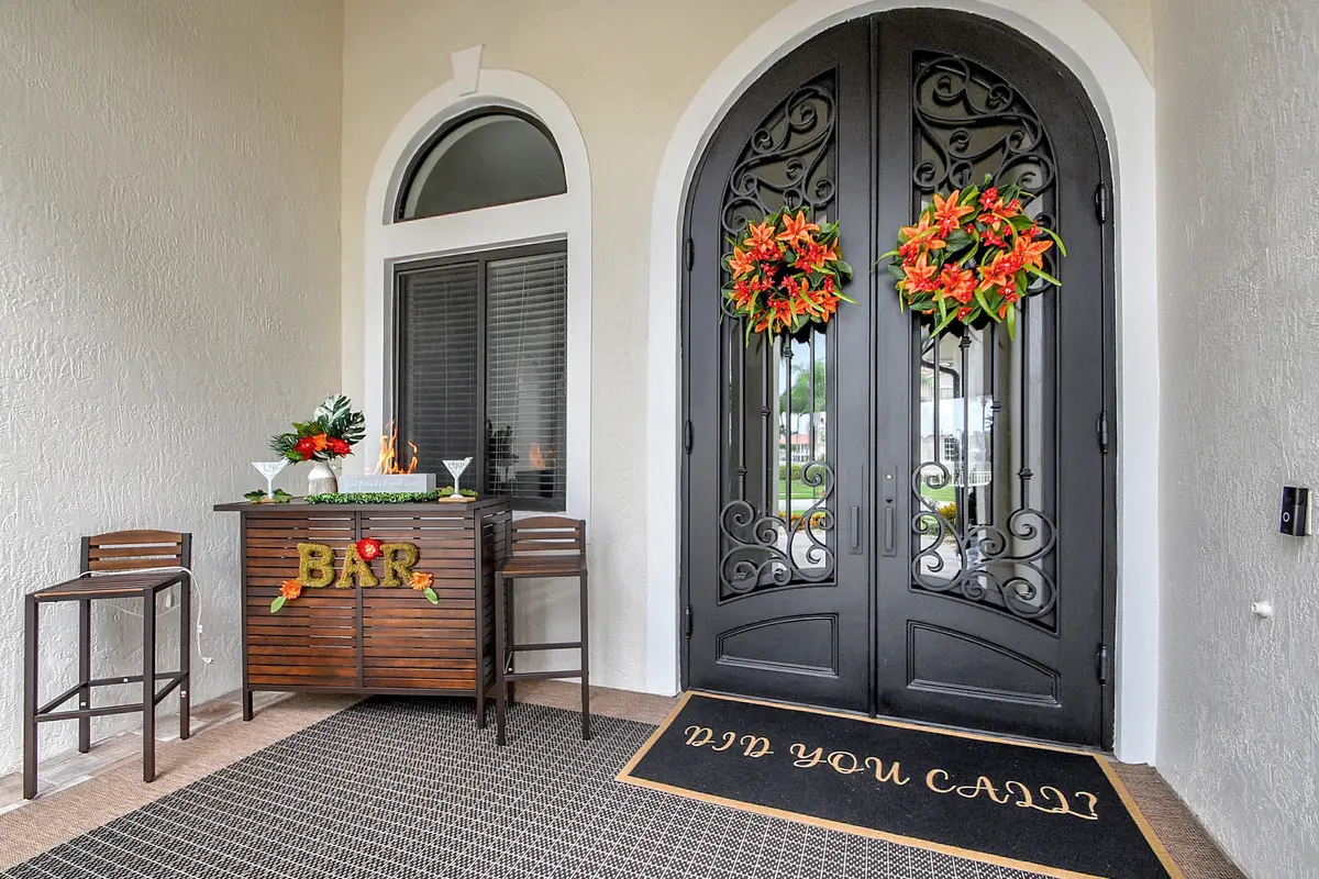 Custom Front Door at 11618 MANATEE BAY Lane, Wellington