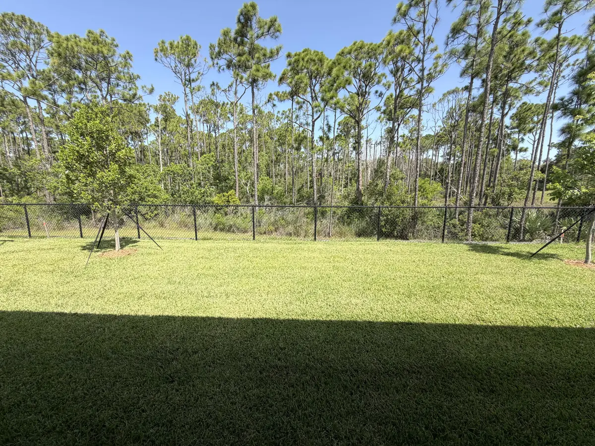 Lot 7 backyard at 6560 SE Park Trace Drive, Stuart