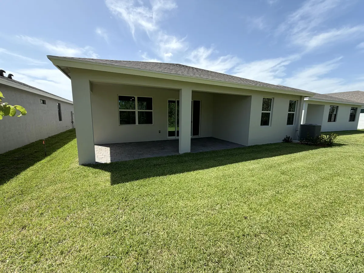 Lot 7 covered patio at 6560 SE Park Trace Drive, Stuart