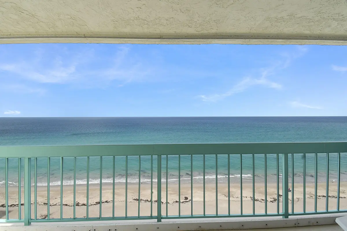 Balcony view at 9940 S OCEAN Drive 1101, Jensen Beach