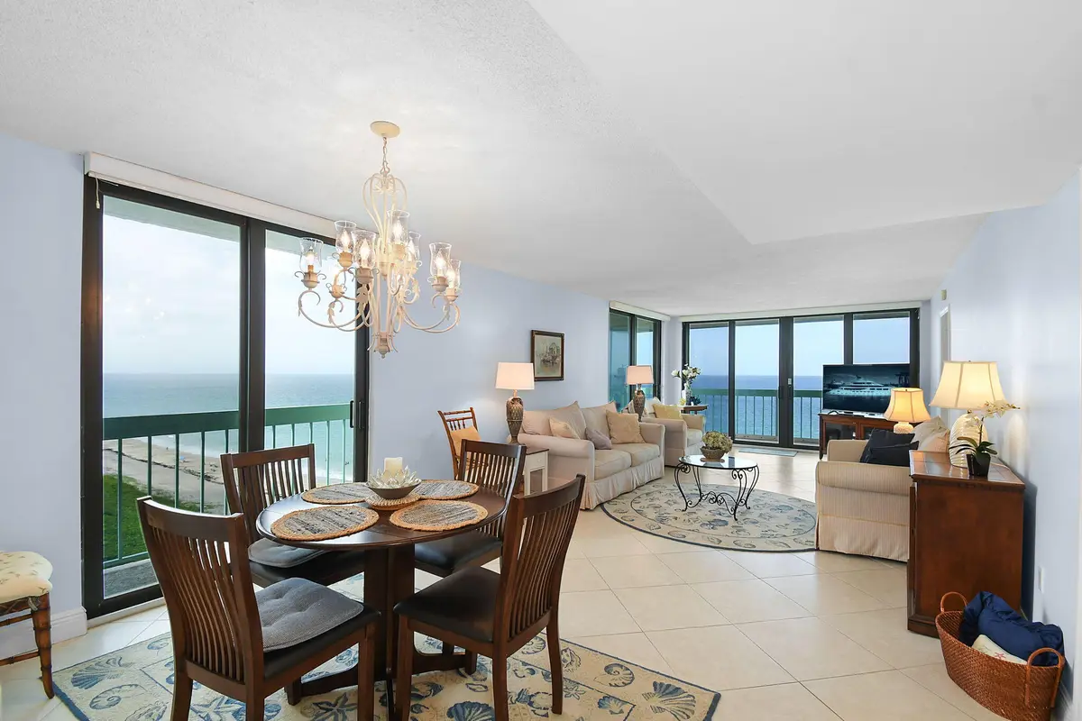 Living area at 9940 S OCEAN Drive 1101, Jensen Beach