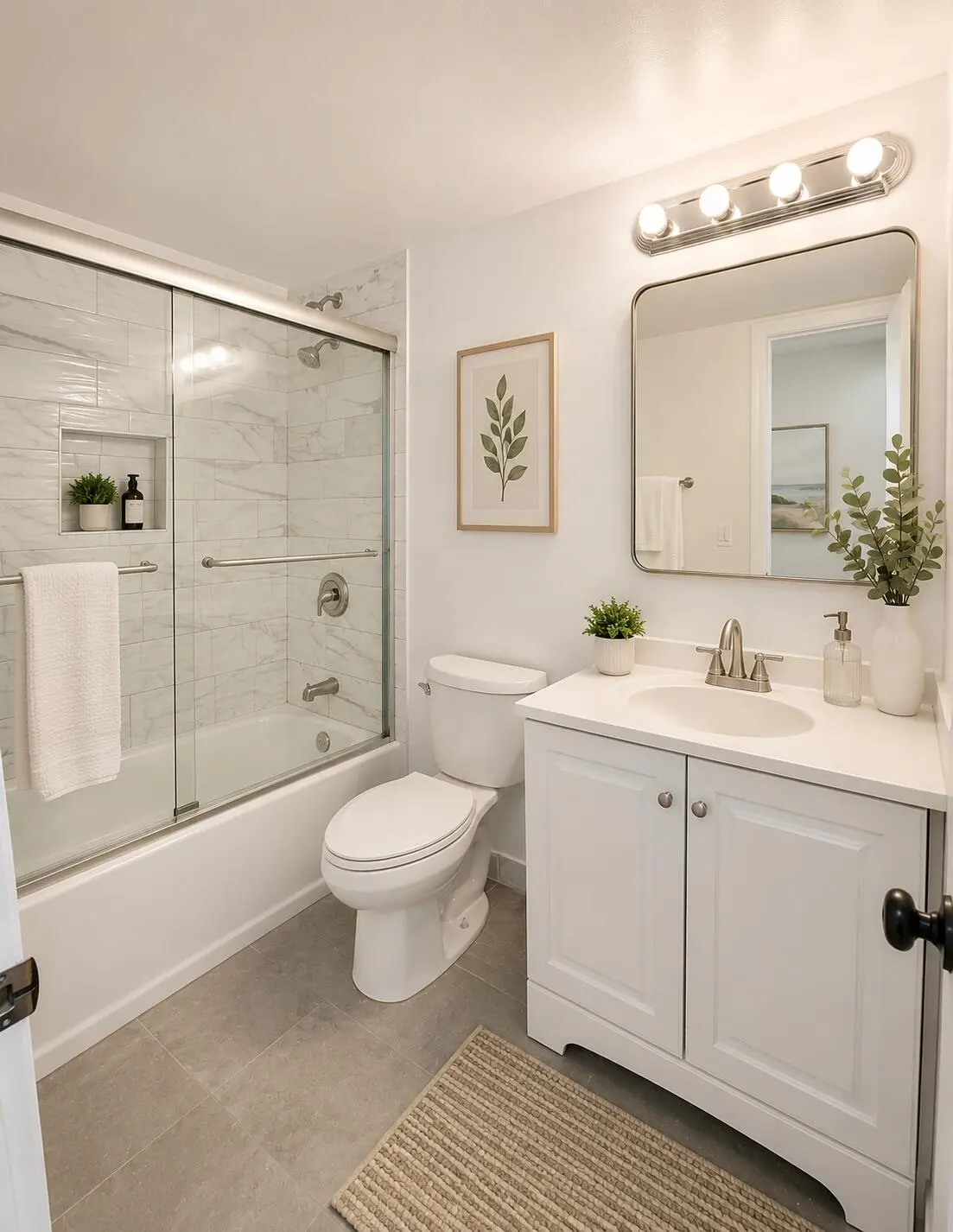 Bathroom Staged Visual at 16950 W Dixie Highway A226, North Miami Beach