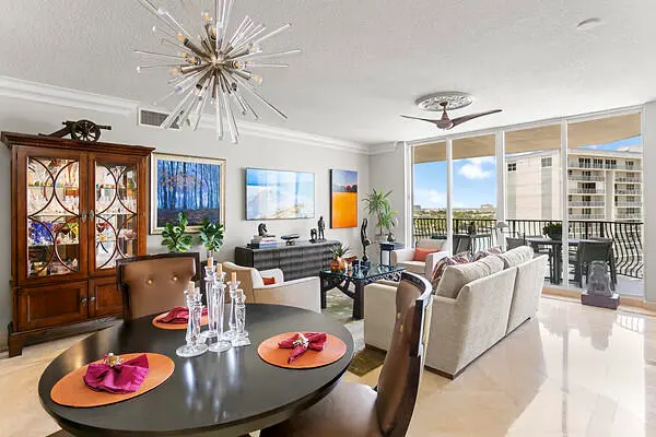Dining Area at 100 S Birch Road 1103f, Fort Lauderdale