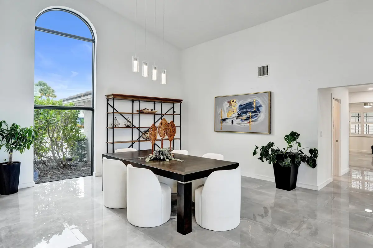 Dining Room at 10875 Boca Woods Lane, Boca Raton