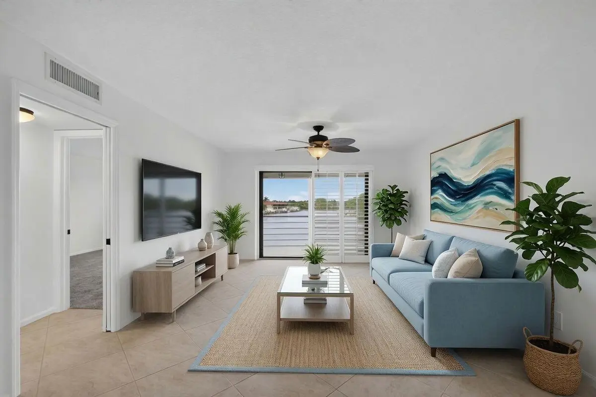 Living Room at 313 LAKE Circle 311, North Palm Beach