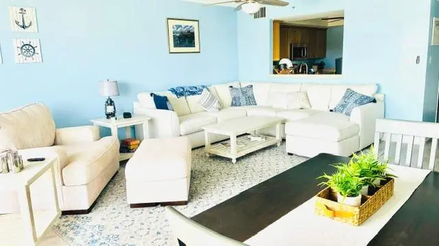 503 Living room at 801 S Ocean Drive 503, Fort Pierce
