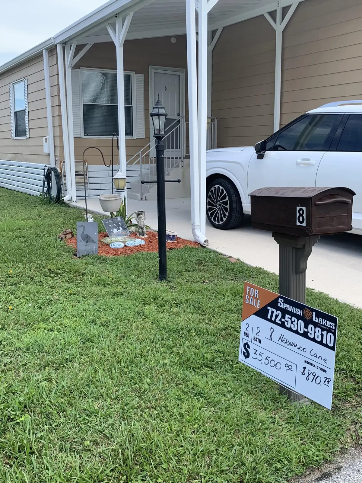 Carport Entrance at 8 SE Hernando Lane, Port St. Lucie
