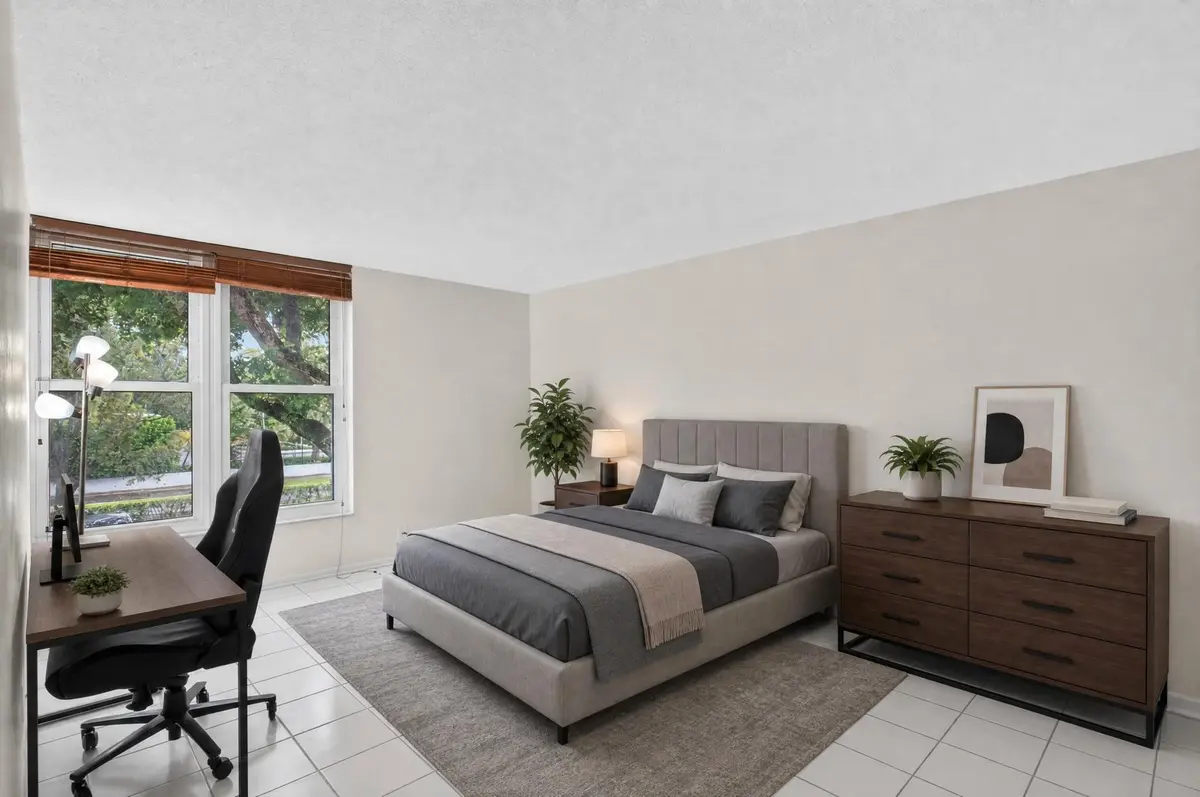 Bedroom Staged at 6903 Cypress Road B23, Plantation