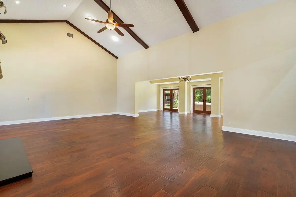 Beamed Vaulted Ceiling at 14590 CRAZY HORSE Lane, Palm Beach Gardens
