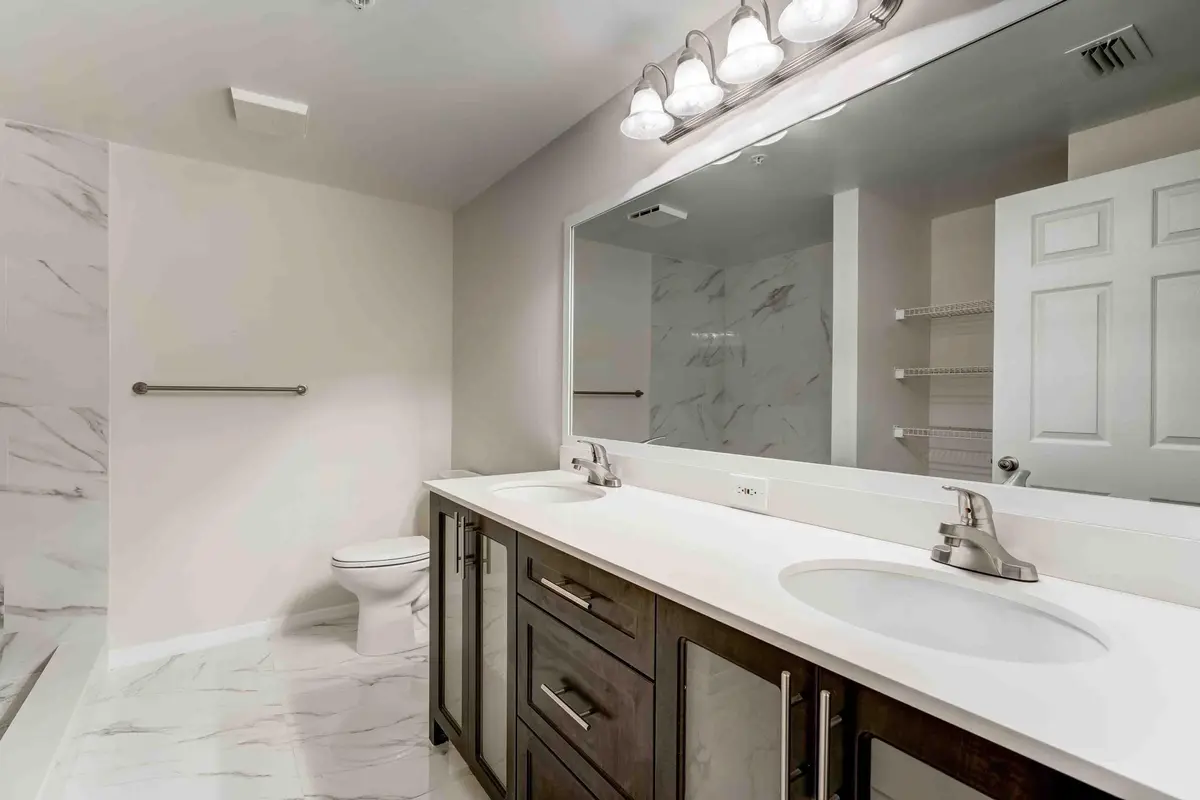 Master Bath at 4685 N Haverhill Road B1, West Palm Beach