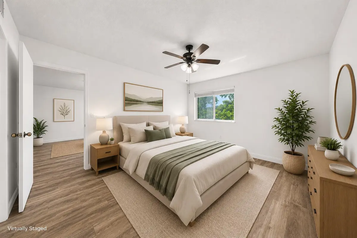 Bedroom 2 - virtually staged at 9580 Weldon Circle 408k, Tamarac